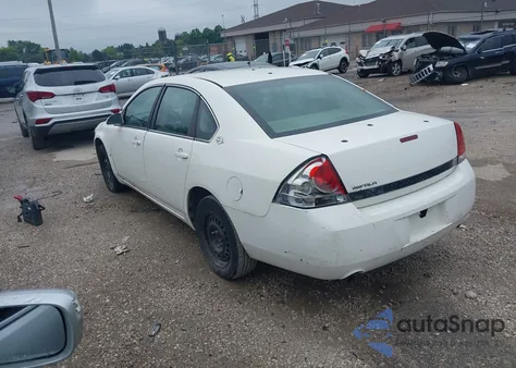 2008 Chevrolet Impala Police из США, поврежденный, VIN 2G1WS553881349971